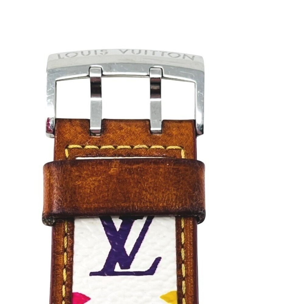 Louis Vuitton Takashi Murakami Tambour Watch Monogram Multicolore White - Picture 3 of 12